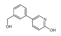 5-[3-(hydroxymethyl)phenyl]-1H-pyridin-2-one Structure