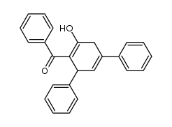 (5'-hydroxy-3',6'-dihydro-[1,1':3',1''-terphenyl]-4'-yl)(phenyl)methanone Structure