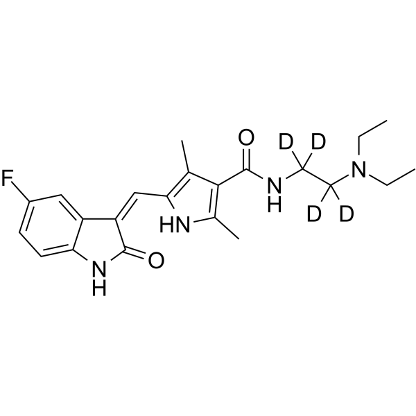 Sunitinib-d4 Structure