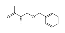 (3S)-4-benzyloxy-3-methylbutan-2-one Structure