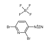 2,6-Dibromopyridine-3-diazonium Tetrafluoroborate Structure