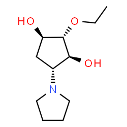 1,3-Cyclopentanediol,2-ethoxy-4-(1-pyrrolidinyl)-,(1alpha,2bta,3alpha,4bta)-(9CI) picture