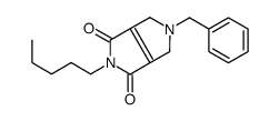 2-benzyl-5-pentyl-1,3-dihydropyrrolo[3,4-c]pyrrole-4,6-dione Structure