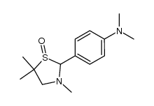 2-(4-(dimethylamino)phenyl)-3,5,5-trimethylthiazolidine 1-oxide Structure