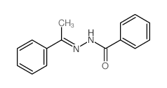 Benzoic acid,2-(1-phenylethylidene)hydrazide structure