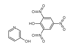 picric acid*3-hydroxypyridine Structure