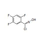 2,4,5-Trifluoro-N-hydroxybenzimidoyl Chloride Structure