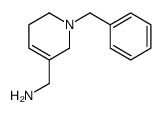 (1-benzyl-3,6-dihydro-2H-pyridin-5-yl)methanamine Structure