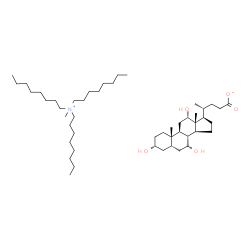 trioctylmethylammonium cholate structure