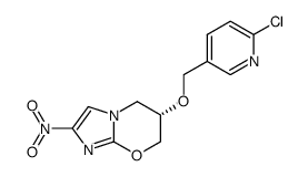 3-(6-Chloro-pyridin-3-ylmethoxy)-7-nitro-7H-imidazo[2,1-b][1,3]oxazine structure