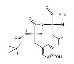 BocTyrLeuNH2 Structure