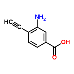 3-Amino-4-ethynylbenzoic acid Structure