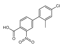 4-(4-chloro-2-methylphenyl)-2-nitrobenzoic acid Structure