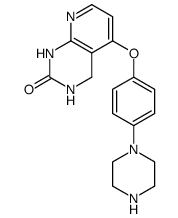 5-(4-Piperazin-1-yl-phenoxy)-3,4-dihydro-1H-pyrido[2,3-d]pyrimidin-2-one Structure