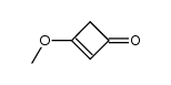 2-Cyclobuten-1-one,3-methoxy-(9CI)结构式