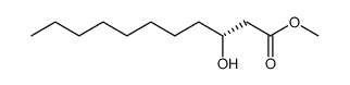 (R)-methyl 3-hydroxyundecanoate Structure