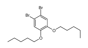 1,2-dibromo-4,5-dipentoxybenzene Structure