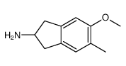 5-methoxy-6-methyl-2-aminoindan structure