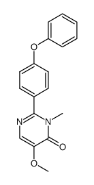 5-methoxy-3-methyl-2-(4-phenoxyphenyl)pyrimidin-4(3H)-one Structure