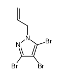 1-allyl-3,4,5-tribromo-1H-pyrazole Structure