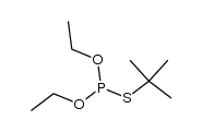 S-t-Butyl O,O'-diethyl thiophosphite结构式