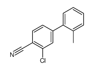 2-chloro-4-(2-methylphenyl)benzonitrile结构式