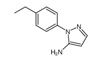 2-(4-ethylphenyl)pyrazol-3-amine Structure