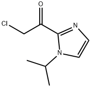 Ethanone, 2-chloro-1-[1-(1-methylethyl)-1H-imidazol-2-yl]- Structure