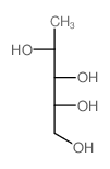 D-Arabinitol, 1-deoxy- Structure