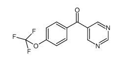 4-trifluoromethoxyphenyl-5-pyrimidyl ketone结构式