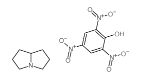 2,3,5,6,7,8-hexahydro-1H-pyrrolizine; 2,4,6-trinitrophenol picture