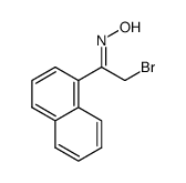 (Z)-2-bromo-1-(naphthalen-1-yl)ethan-1-one oxime Structure