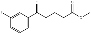 methyl 5-(3-fluorophenyl)-5-oxopentanoate结构式
