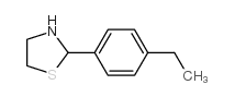 2-(4-乙基苯基)-1,3-噻唑烷结构式