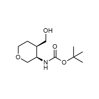 Tert-butyl ((3R,4R)-4-(hydroxymethyl)tetrahydro-2H-pyran-3-yl)carbamate picture