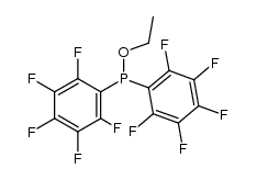 ethyl bis(pentafluorophenyl)phosphinite Structure