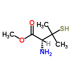 L-Valine, 3-mercapto-, methyl ester (9CI) structure