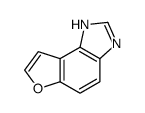 1H-Furo[3,2-e]benzimidazole(9CI) structure