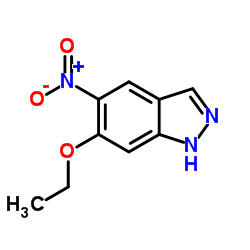 6-ethoxy-5-nitro-1H-indazole structure