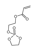 acrylic acid 2-(2-oxo-2Ι5-[1,3,2]dioxaphospholan-2-yloxy)-ethyl ester Structure