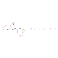 hexasodium dihydrogen [ethane-1,2-diylbis[nitrilobis(methylene)]]tetrakisphosphonate结构式