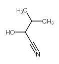 2-hydroxy-3-methylbutanenitrile Structure