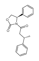 (4S)-N-[(3S)-phenylbutanoyl]-4-phenyl-1,3-oxazolidin-2-one结构式