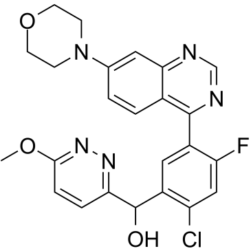 (Rac)-Nedisertib Structure