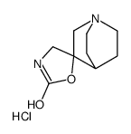 2'H-Spiro[4-azabicyclo[2.2.2]octane-2,5'-[1,3]oxazolidin]-2'-one hydrochloride (1:1) structure