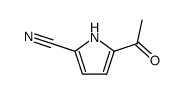 Pyrrole-2-carbonitrile, 5-acetyl- (6CI,8CI) structure