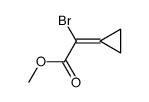 methyl 2-bromo-2-cyclopropylideneacetate Structure