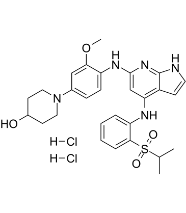 Mps1-IN-1 dihydrochloride结构式