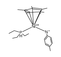 Cp*Ni(PEt3)NH(p-C6H4Me) Structure