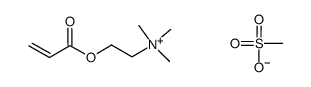 [2-(acryloyloxy)ethyl]trimethylammonium methyl sulfate结构式